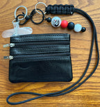Jack of All Trades Lanyard ~ Black Lanyard ~ Bull Dogs Keychain ~ Black Mini Wallet~ Phone Case Tab|1299