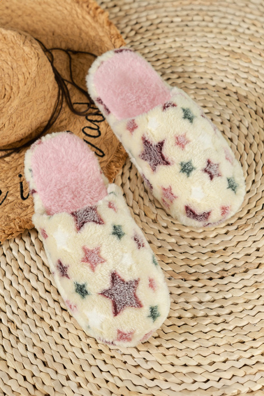Plush Star Slippers|2135
