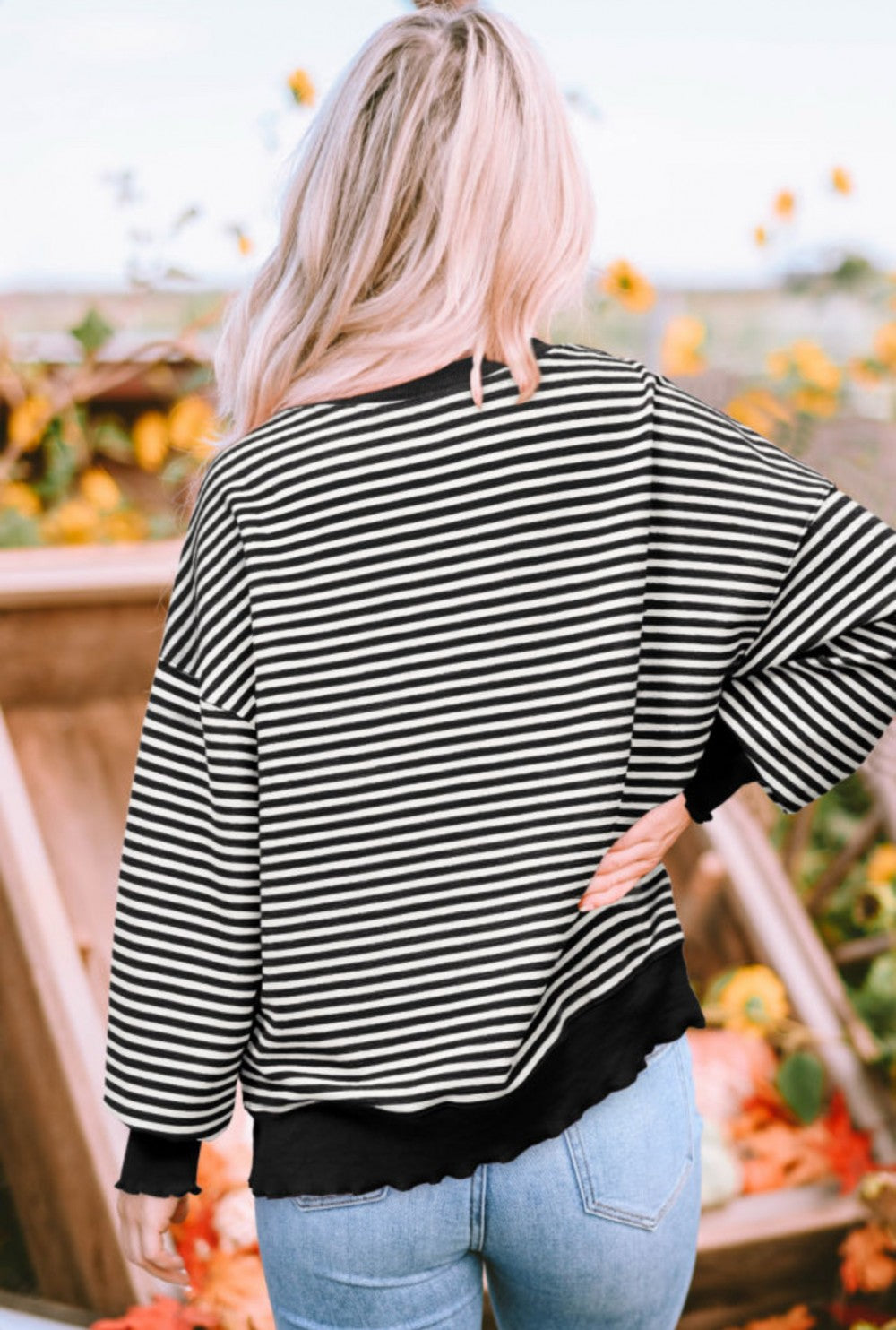 Striped Blouse|1033