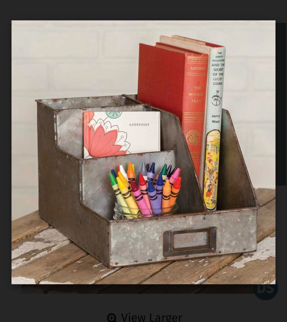 Farmhouse Metal Desktop Caddy|2781