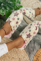 Plush Star Slippers|2134