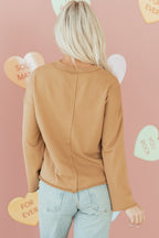 Heart Stitch Mineral Wash Sweatshirt|1805