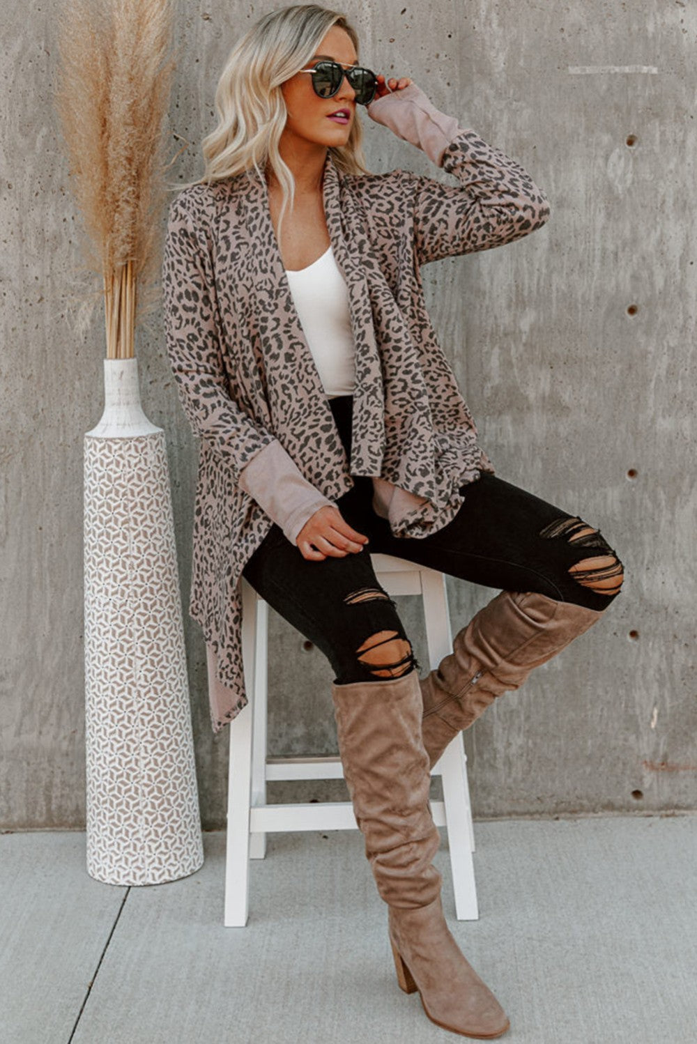 Leopard Knit Cardigan|1997