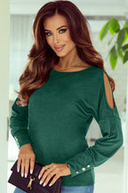 Asymmetrical Cut Out Top|2074