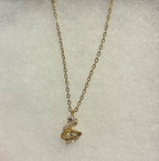 Dainty Swan Pendant Necklace-18” Tarnish Resistant Stainless Steel Chain|3873