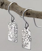 Bohemian Hand Stamped Earrings|2878