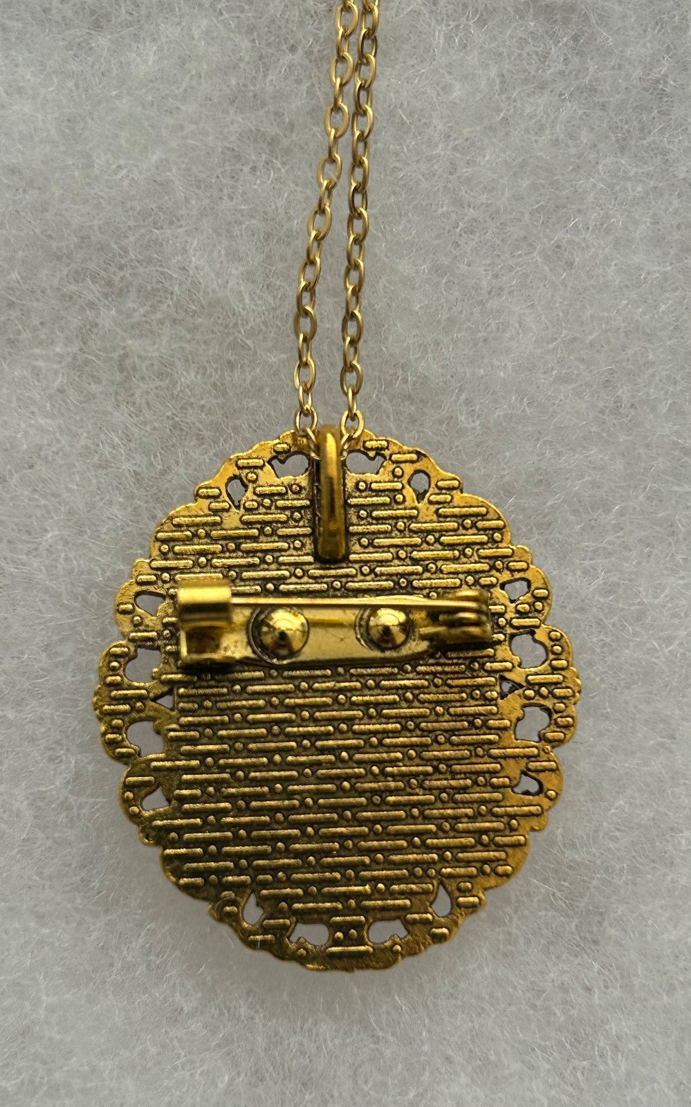 Glass Cabochon Pendant/Brooch From 1912 John William Waterhouse Painting “Narcissus”-25x18mm|834