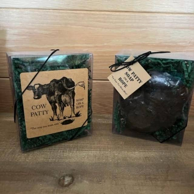 Cow Patty Soap on a Rope|3535