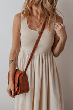 Cotton & Linen A-Line Dress|2221
