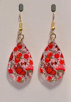 Butterflies, Bees, and Frogs Collage Earrings-Hypoallergenic and Nickel Free|3822
