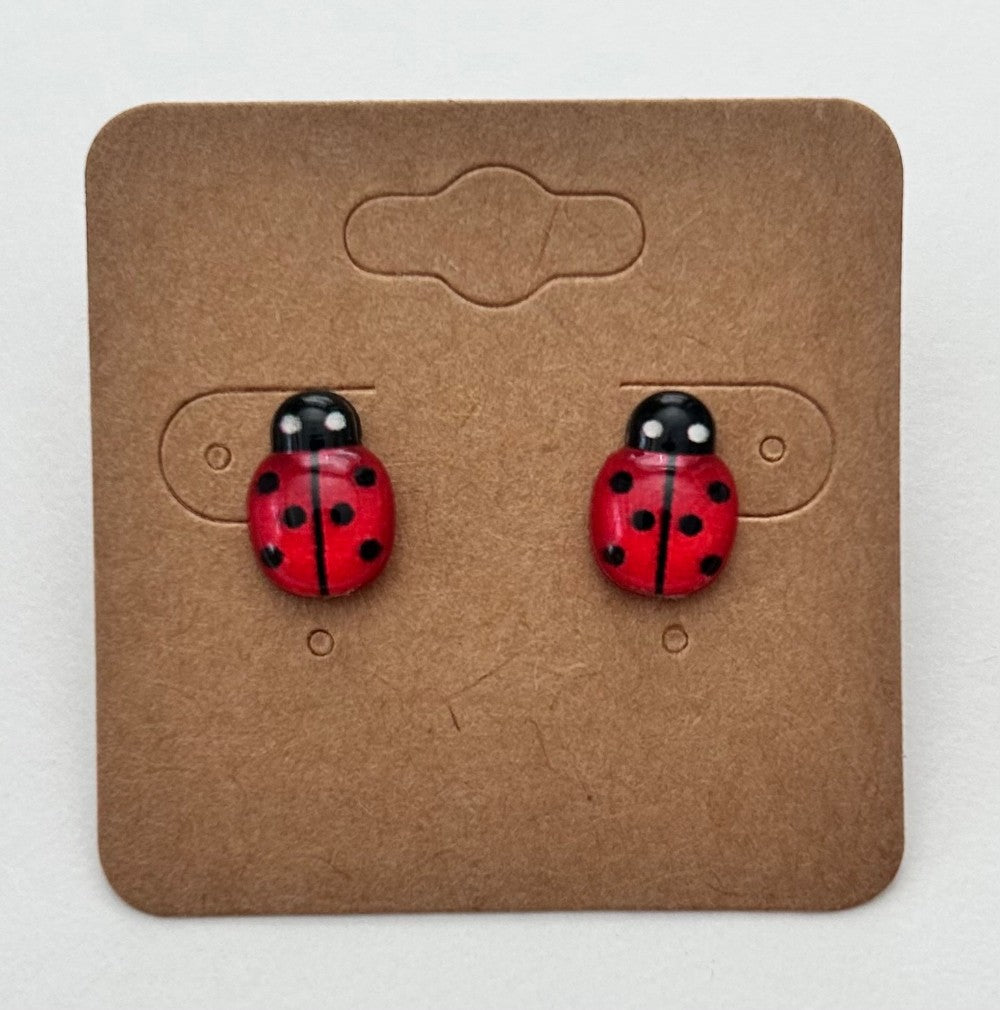 Little Ladybug Stud Earrings-Hypoallergenic and Nickel Free|3239