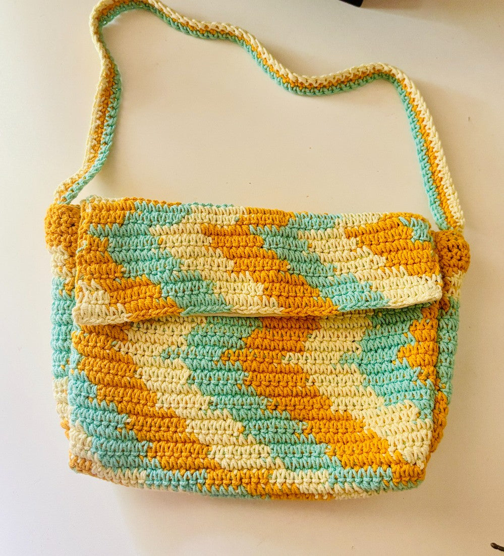 Wild Fable Crochet Chevron Bag SDH|2924