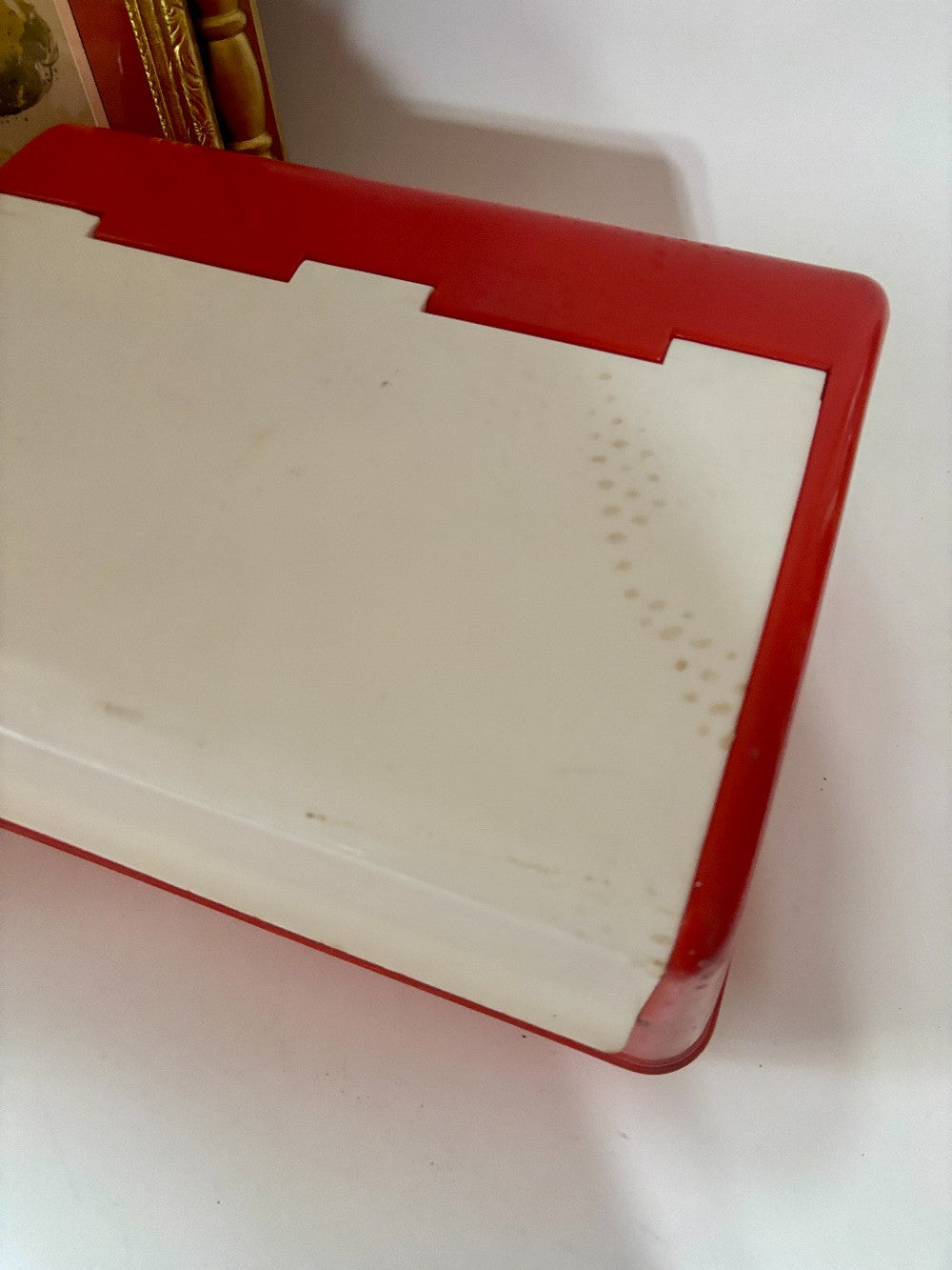 Red MCM Lustro Ware Bread Box SDH|3075