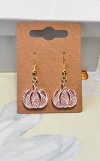 Patterned Pumpkins Earrings|3662