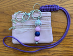 Jack of All Trades Lanyard ~ Purple Lanyard ~ Pink Mini Wallet ~ God Is Within Her Keychain ~ Phone Case Tab|1280