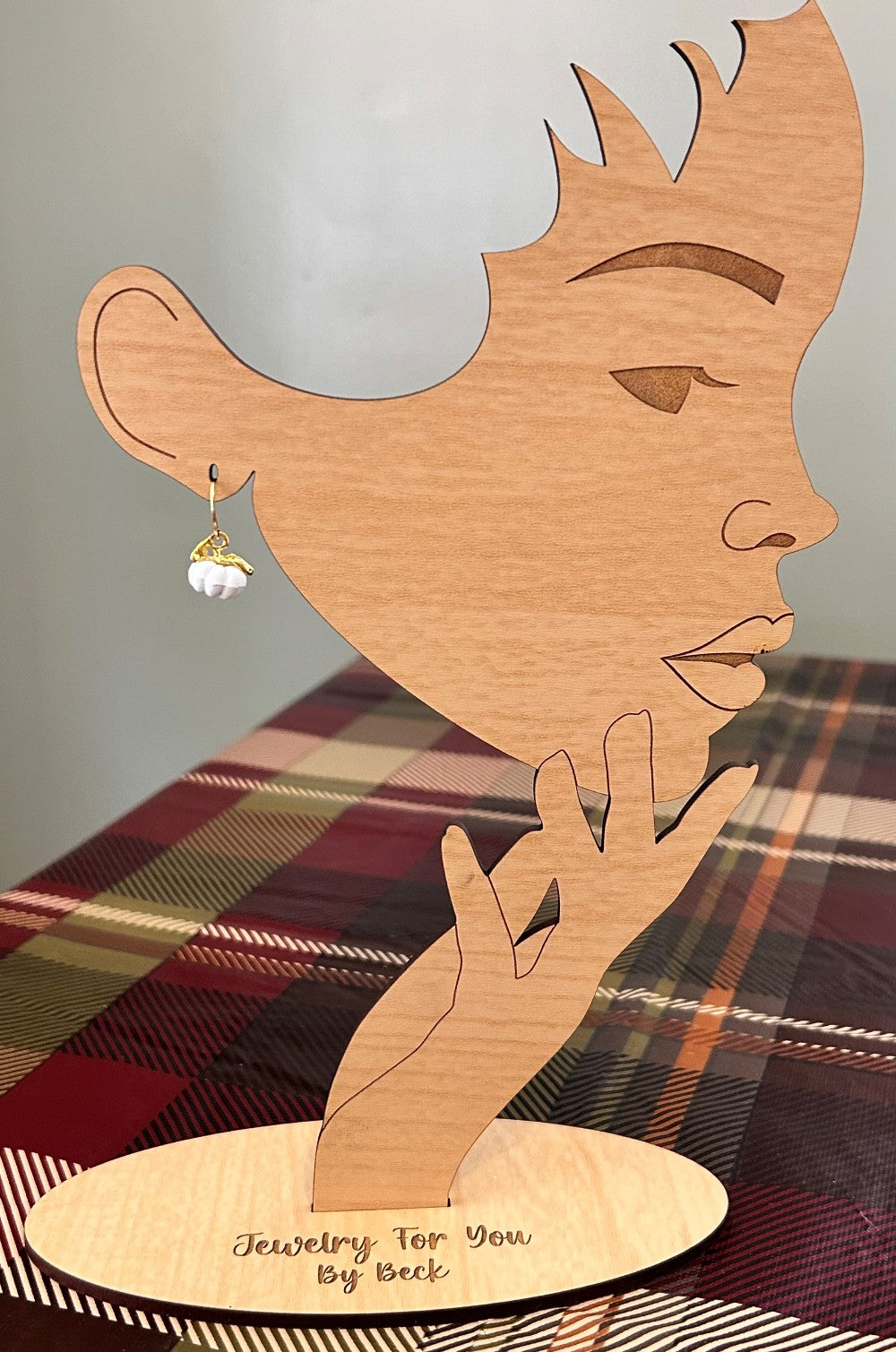 Dainty 3D White Pumpkin Earrings-Hypoallergenic and Nickel Free|3717