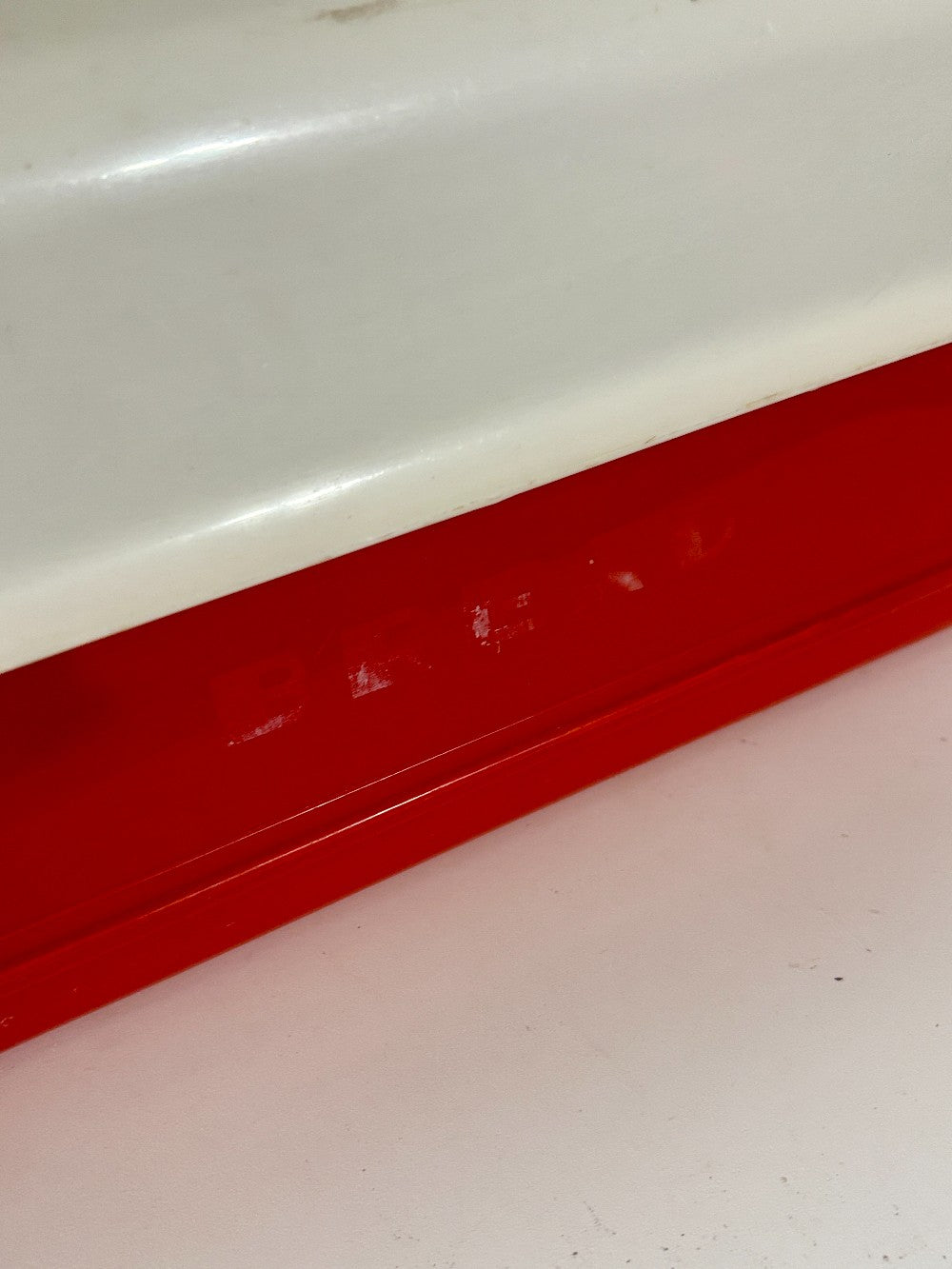 Red MCM Lustro Ware Bread Box SDH|3073