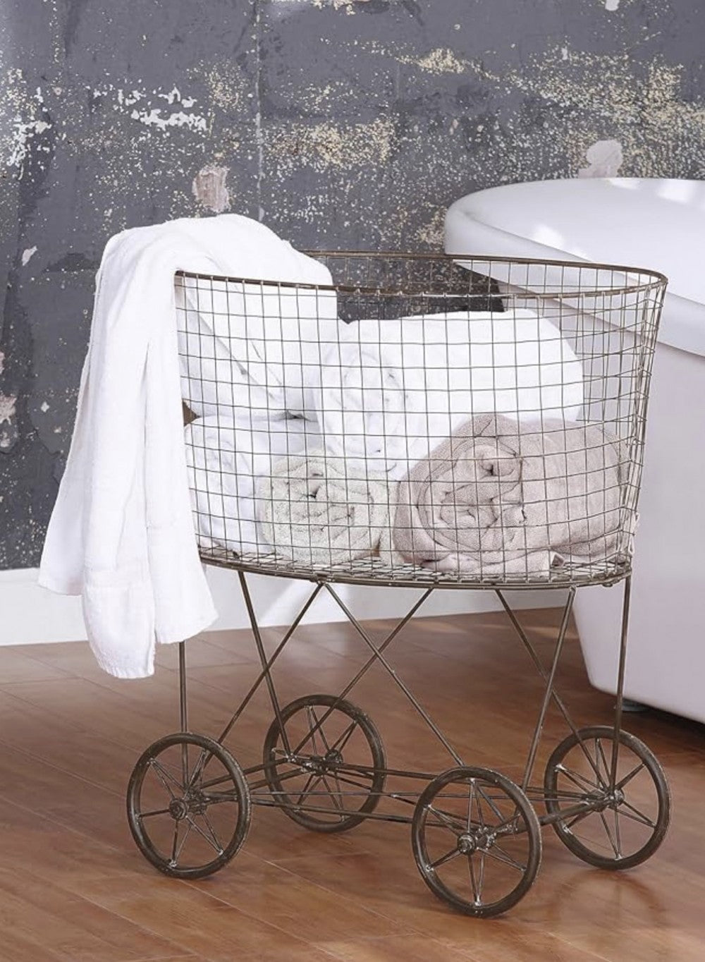 Metal Laundry Cart|2977