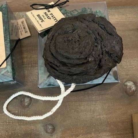 Cow Patty Soap on a Rope|3536