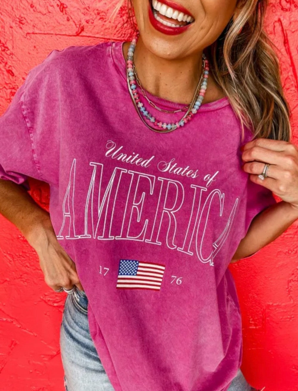 America Mineral Wash Top|3038