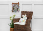 Bunny Shape Floral Throw Pillow|2715