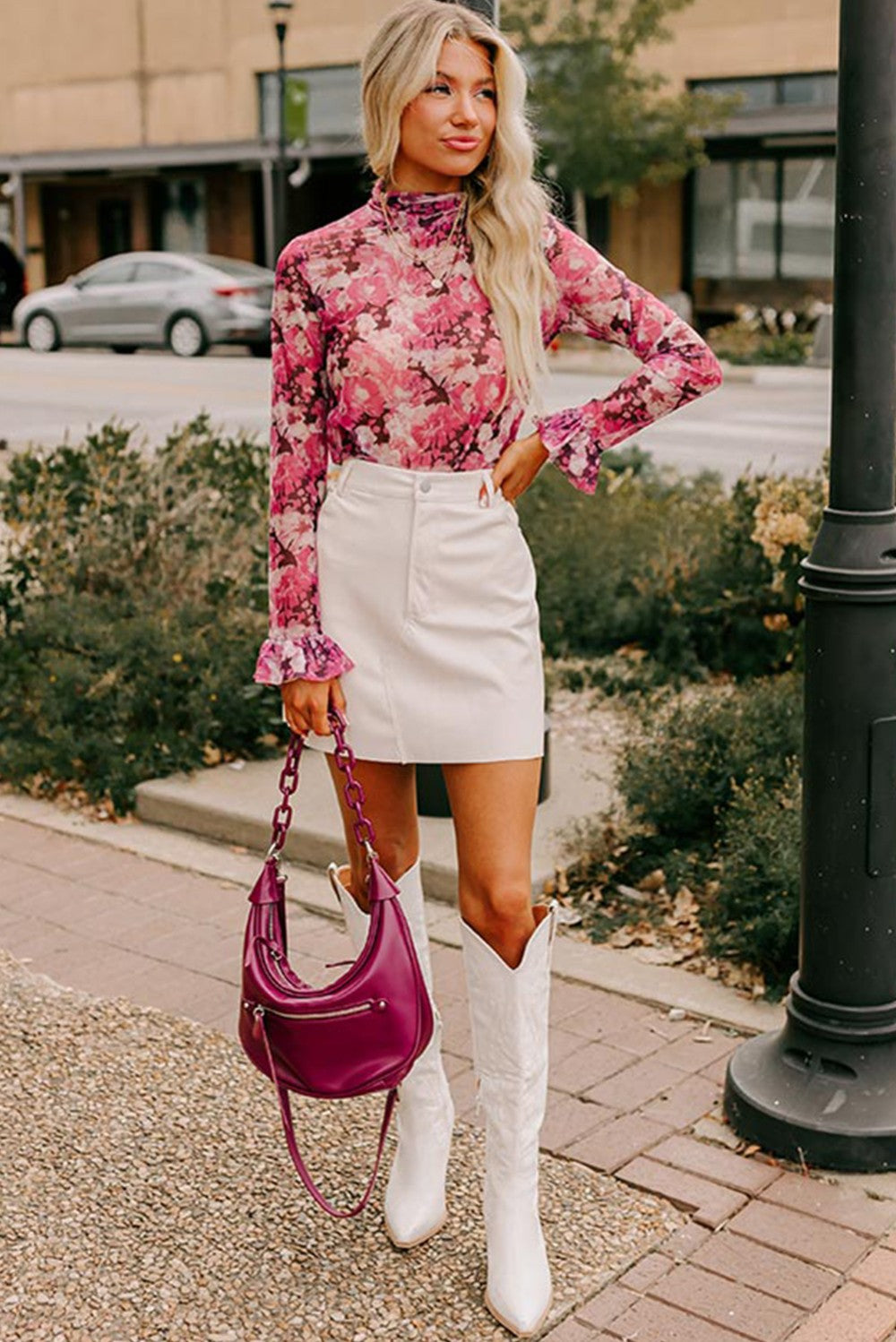 Floral Mesh Top|1910
