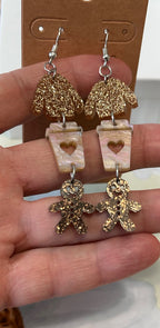 Sweaters and Coffee Dangle Earrings|3657