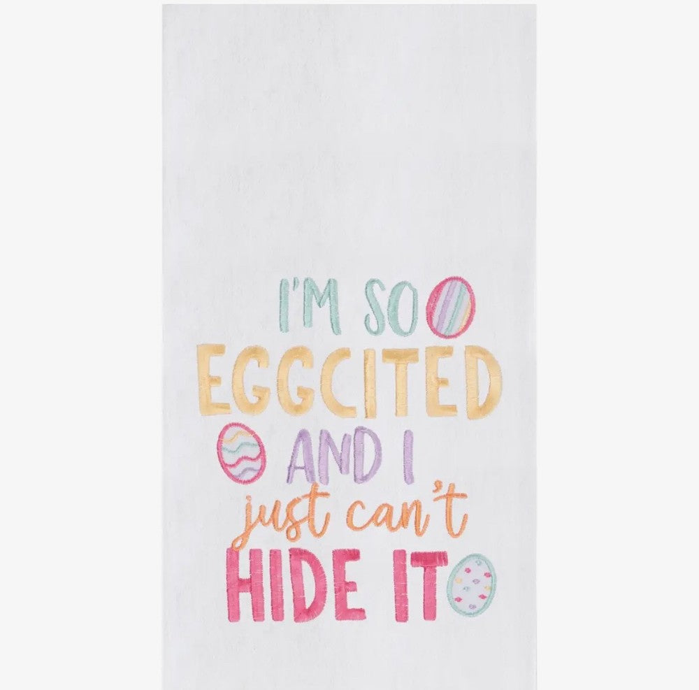 So Eggcited Tea Towel|2718