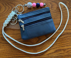 Jack of All Trades Lanyard ~ White Lanyard ~ Blue Mini Wallet ~ God is Within Her Keychain ~ Phone Case Tab|1271