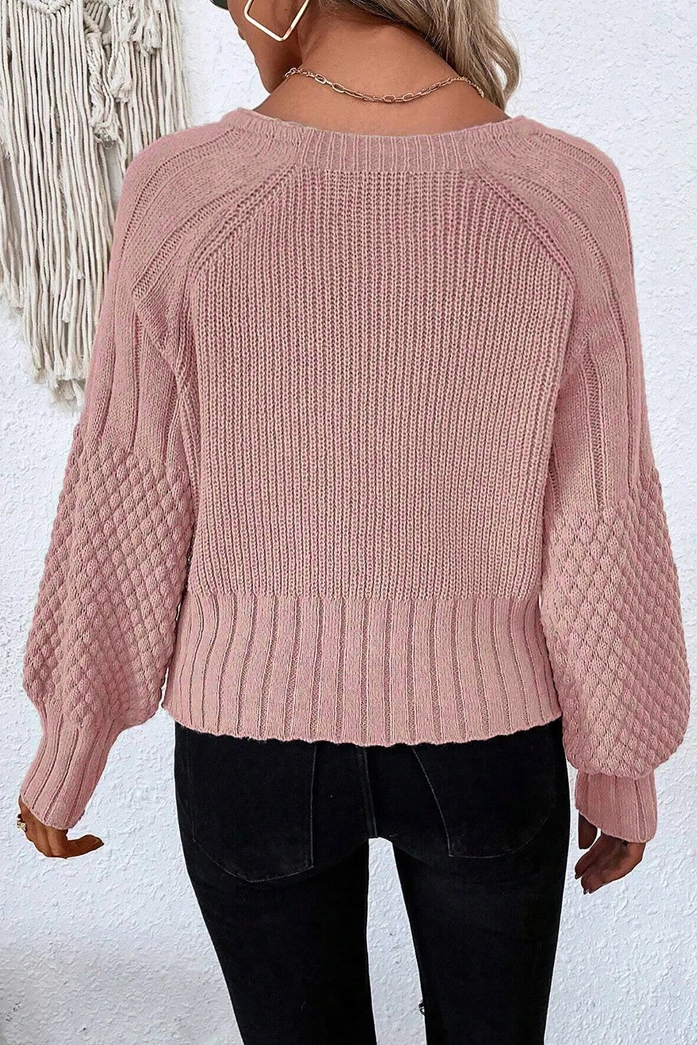 Textured Knit Cardigan|2017