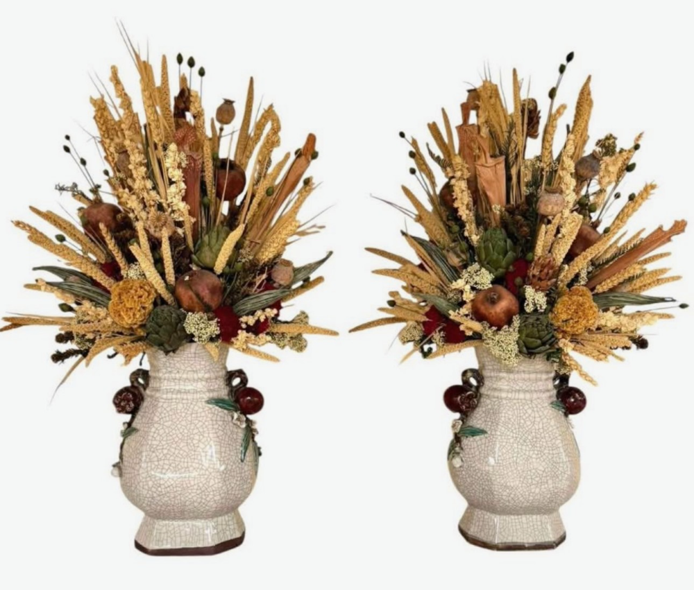 Set of 2 Dried Flower Arrangements SDH|2992