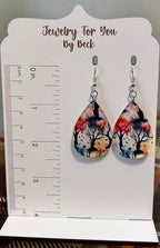 Watercolor Forest Earrings-Hypoallergenic and Nickel Free|3747