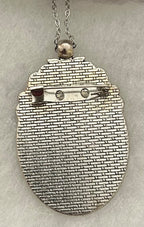 White Cat Cameo Pendant/Brooch|860