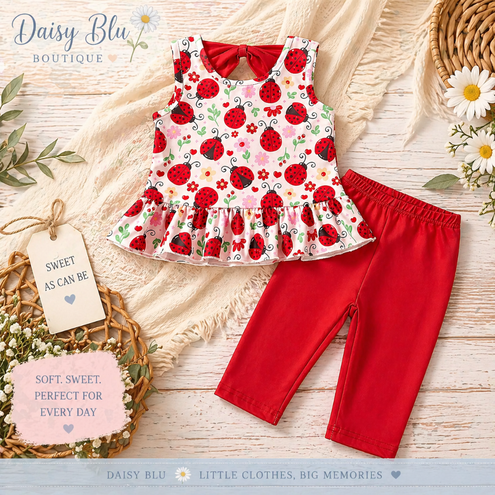 LADYBUG 2PC SET -|3069