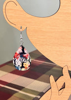 Watercolor Forest Earrings-Hypoallergenic and Nickel Free|3745