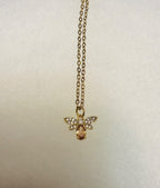 Dainty Bee Pendant Necklace-18” Tarnish Resistant Stainless Steel Chain|3905