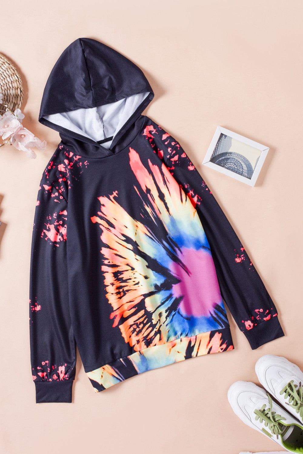 Reverse Tie Dye Hoodie|1989
