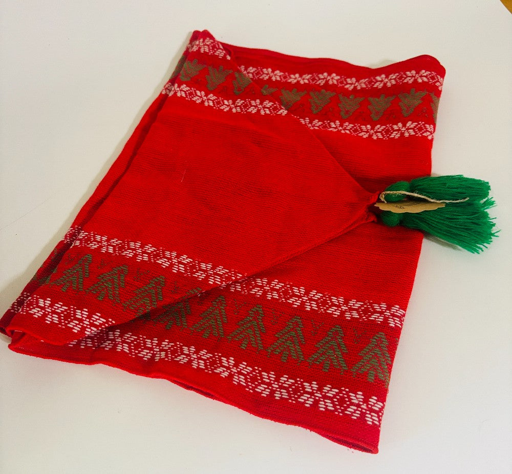Vintage Red Christmas Runner SDH|3407