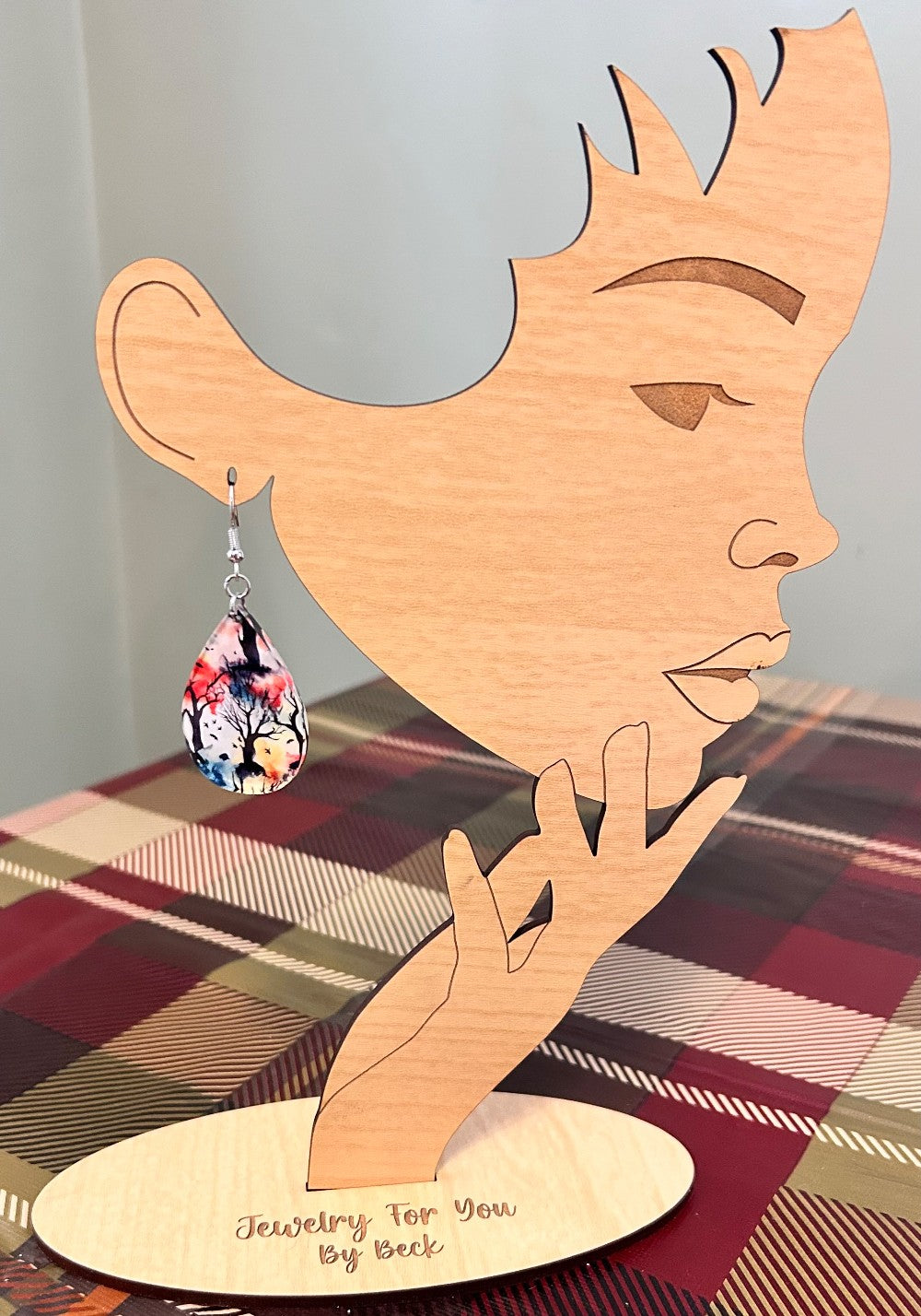 Watercolor Forest Earrings-Hypoallergenic and Nickel Free|3744