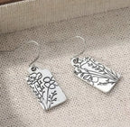 Bohemian Hand Stamped Earrings|2879