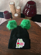 GRINCH INSPIRED BEANIE HAT WITH POMPOMS|694