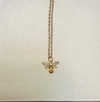 Dainty Bee Pendant Necklace-18” Tarnish Resistant Stainless Steel Chain|3903