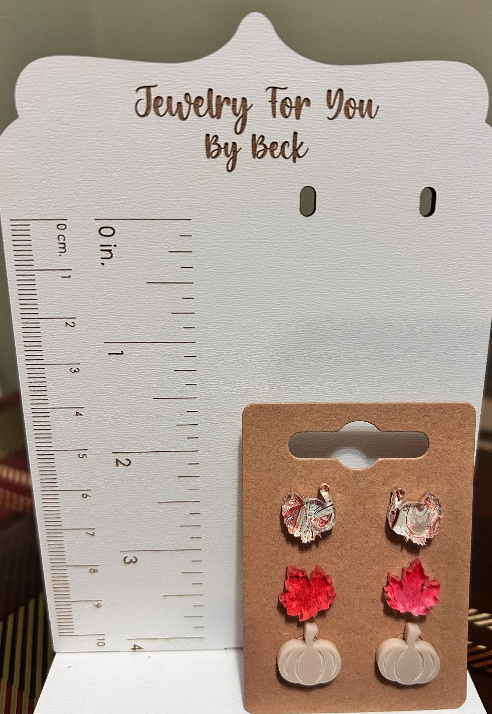 Thanksgiving/Fall Stud Earring Three Pack-Hypoallergenic and Nickel Free|3845