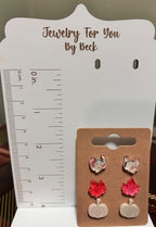 Thanksgiving/Fall Stud Earring Three Pack-Hypoallergenic and Nickel Free|3845