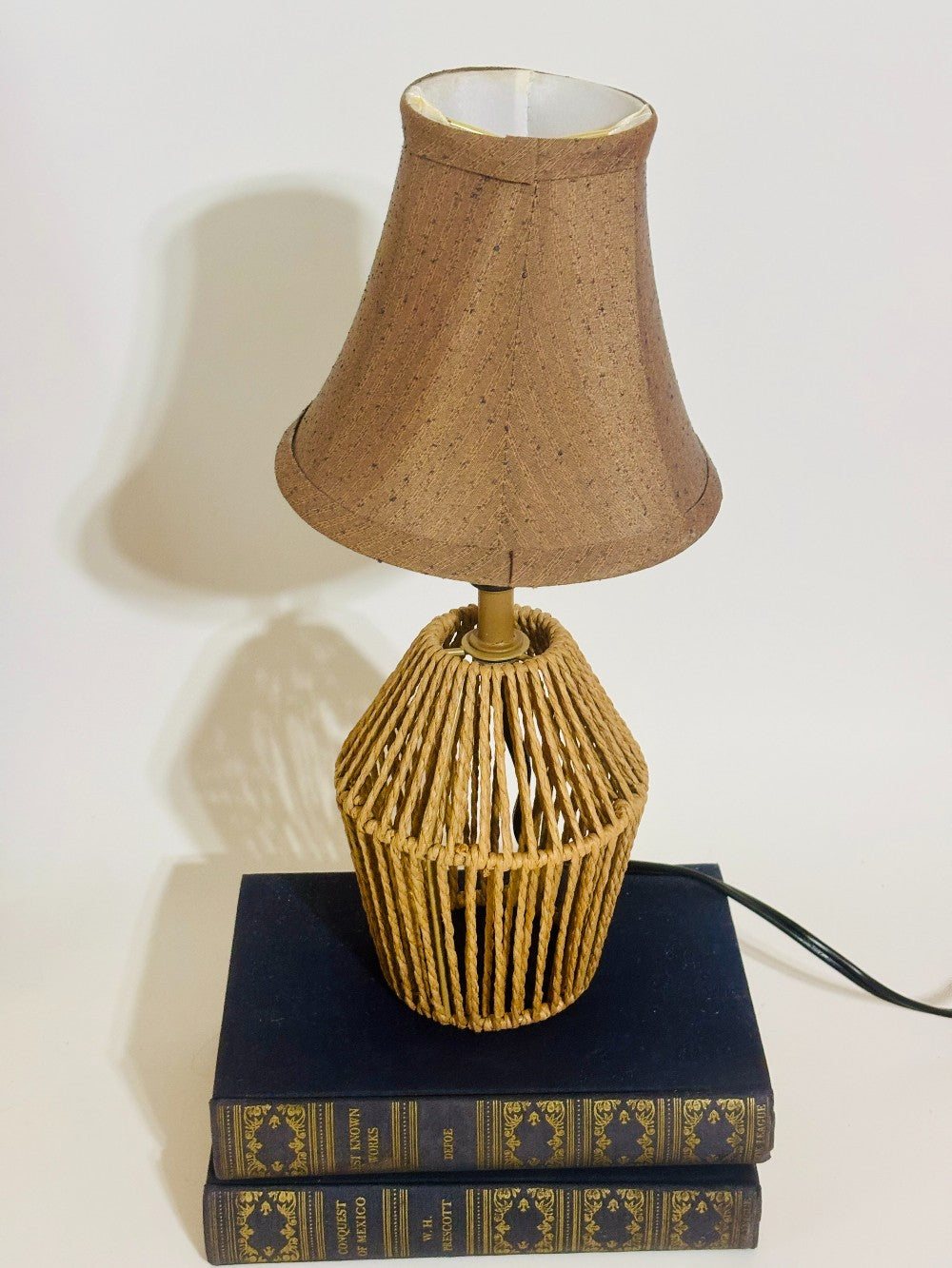 Small Twine Lamp 13 inches Tall SDH|3055