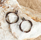 Bronze Circular Earrings|2865