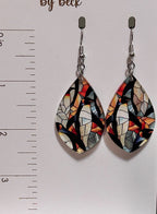 Mosaic Penguin Dangle Earrings-Hypoallergenic and Nickel Free|3959