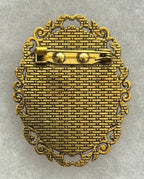 Glass Cabochon Brooch From 1912 John William Waterhouse Painting “Narcissus”-40x30mm size|840