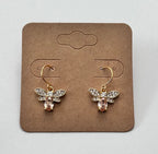 Dainty Bee Earrings-Hypoallergenic and Nickel Free|3263