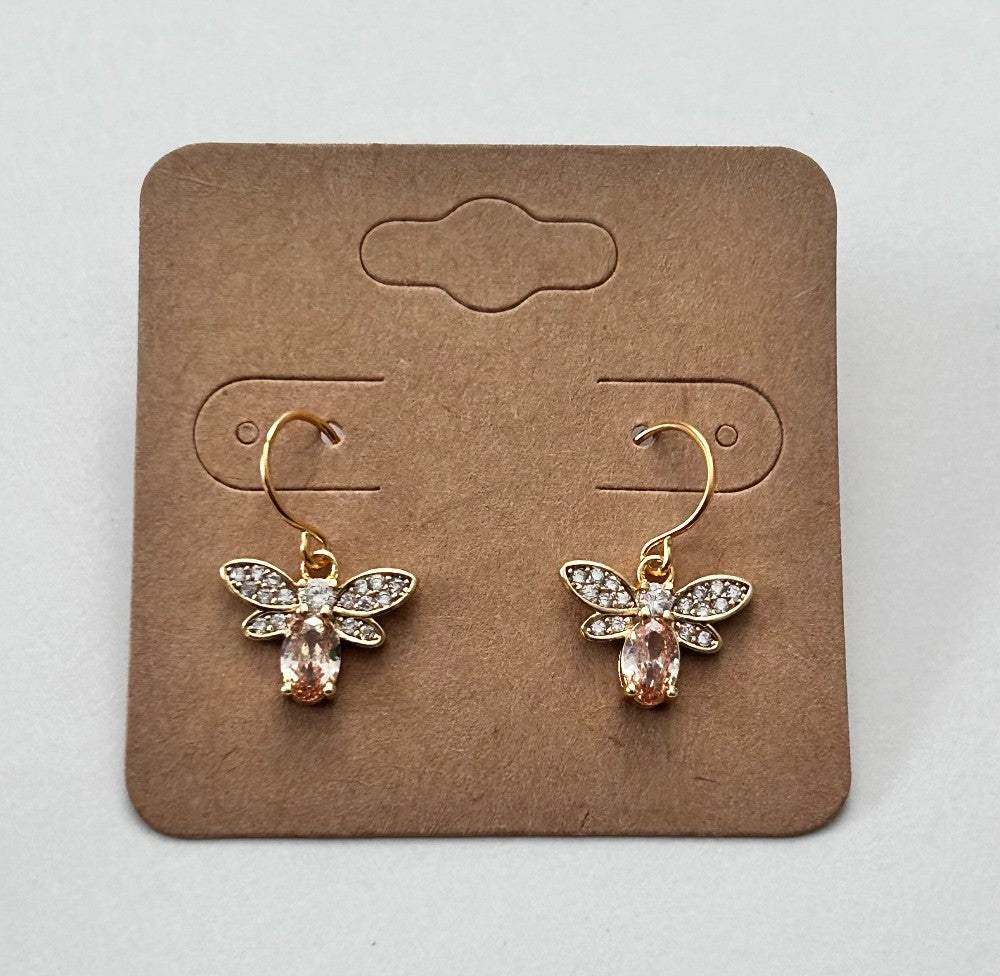 Dainty Bee Earrings-Hypoallergenic and Nickel Free|3263